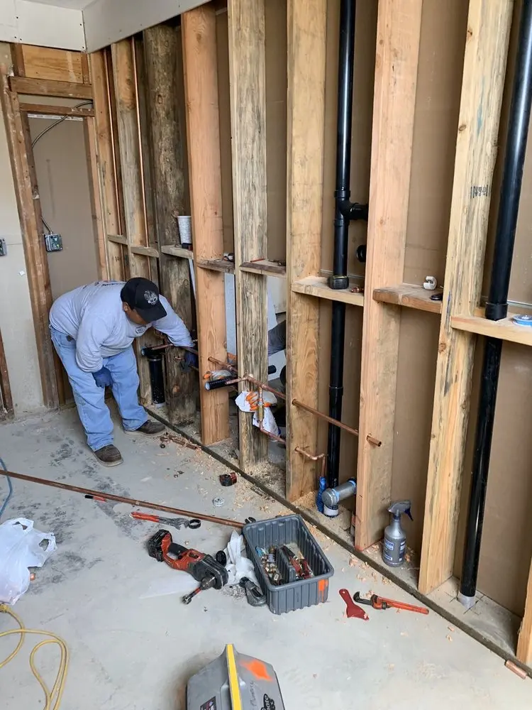 Commercial rough-in plumbing for Gas Line Repair in Allamuchy